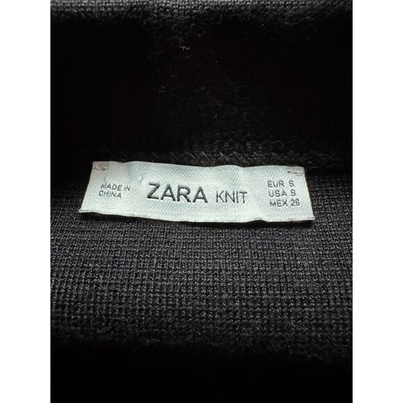 Zara Knit Two Piece Set Preppy Black and White Quiet Luxury Old Money Classic - Picture 6 of 8